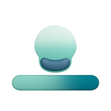 Imagem de KiBcsLic Suporte de pulso para pad, apoio para mousepad com base antiderrapante, apoio de pulso confortável para teclado, pad para jogos de, Azul