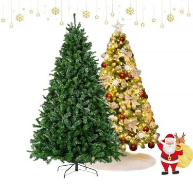 Imagem de BEMMY Árvore De Natal, 2.1m 1300 Galhos Árvore De Natal, Arvore Pinheiro de Natal Verde Tradicional. A única Loja Autorizada "Bemmy-BR".