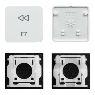 Imagem de GRMTRV Dobradiça individual de substituição para teclado Magic A2438 A2439 A2449 A2450 A3118 A3203 2021-2024 ano (tecla F7)