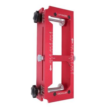 Imagem de GOWENIC Gabarito de Dobradiça da Porta, Kit de Instalação de Dobradiças de Porta de Alumínio Premium Com Recortes Precisos de Trava, para Várias Dobradiças e Fechaduras de Porta