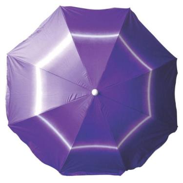 Imagem de Guarda Sol Gigante Reforçado para Praia com Bolsa de Transporte Estrut