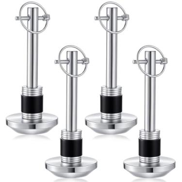 Imagem de Lasnten 2 peças de para limpeza de neve resistentes compatíveis com M91-50021 M91-50023 ATV UTV 4501-0702 4501-0577 com arruelas de pinos Lynch e amortecedores de borracha