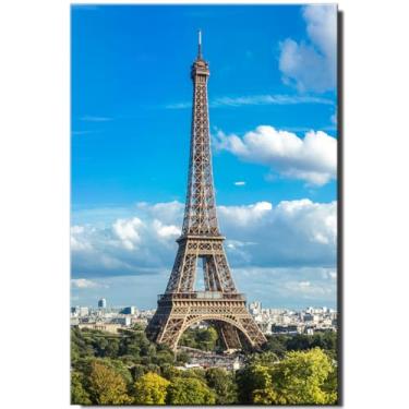 Imagem de Ímã vertical de geladeira Paris Locker Magnet França lembrança de viagem Torre Eiffel