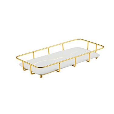 Imagem de Suporte de bolo retangular de cerâmica para exibição de bolo, mesa de sobremesa, branco, suporte de cupcake, chá da tarde, sobremesa, torre de cupcake