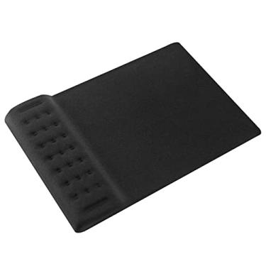 Imagem de Descanso de pulso ergonômico com espuma de memória gel descanso de pulso para jogos mouse pad mão mousepad grande tapete de pulso (B)