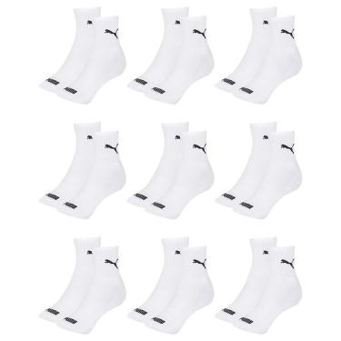 Imagem de Kit 9 Pares de Meias Puma Cano Médio Esportiva Masculino