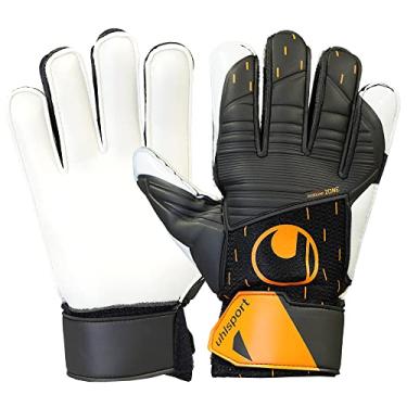 Imagem de Luva de Goleiro Uhlsport Speed Contact Starter Soft Preto/Laranja Tamanho 09