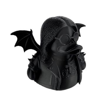 Imagem de Ornamentos de mesa impressos em 3D, artesanato de pato professor de magia guerreiro preto, artesanato de decoração de interiores, para crianças e adultos, decoração de mesa exclusiva e colecionável