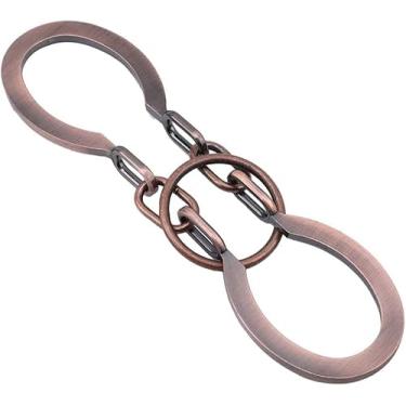 Imagem de Puzzle Ring Brain Teaser Puzzles - Metal Horseshoe Cast Puzzle Game Unlock Interlock Puzzles Box Mind IQ Logic Test Disentanglement Games for Adults Office Supplies