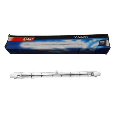Imagem de Lâmpada Halógena Palito 300W 127V R7s 2800K 118mm - AVANT