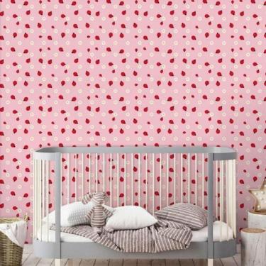 Imagem de Papel de Parede Infantil Joaninha