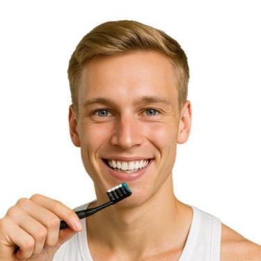 Imagem de Escova de dente Dental Navy + Fresh Macia com Limpador lingua Modelo N