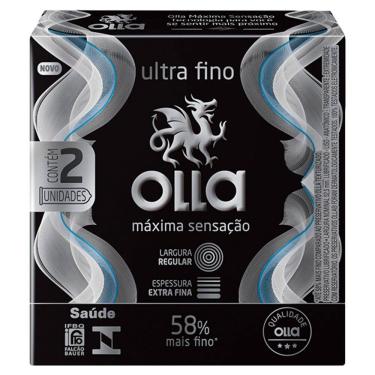 Imagem de Preservativo Olla Máxima Sensação Ultra Fino 2 Unidades