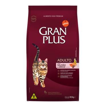Imagem de Ração Gran Plus Gatos Adultos Salmão e Arroz - 10,1Kg - GRANPLUS