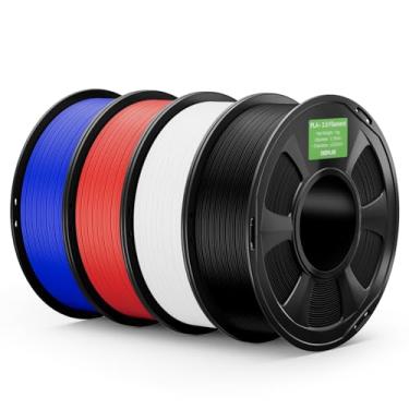 Imagem de DEEPLEE Filamento PLA+ 2.0 1,75 mm, filamento de impressora 3D de maior resistência, preto, branco, vermelho, azul, 4 kg, filamento de impressora 3D PLA Plus, filamento PLA+ de alta velocidade para a