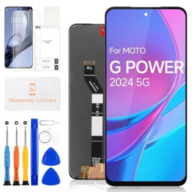 Imagem de Tela de substituição para Moto G Power 5G 2024 para Moto G Power 5G 2024 Display LCD XT2415 XT2415-1 Montagem de vidro com tela sensível ao toque com peça de reparo