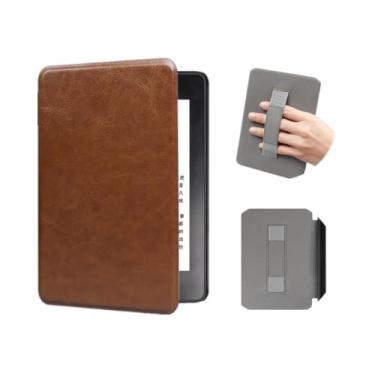 Imagem de Akacy Capa com função auto despertar/hibernar/à prova d'água para Kindle (10ª geração, modelo: J9G29R, lançado em 2019) 15.2 cm com capa de alça (19)