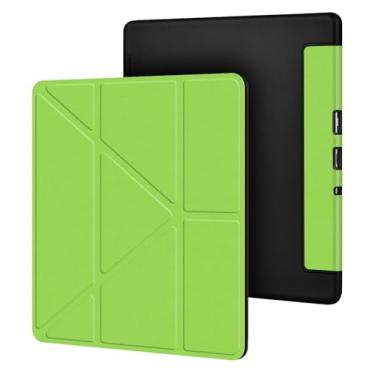 Imagem de Akacy Capa protetora de couro TPU para Kindle Scribe 10,2 polegadas modelos 2022 e 2024 com suporte de caneta com função hibernar/despertar automática (11)