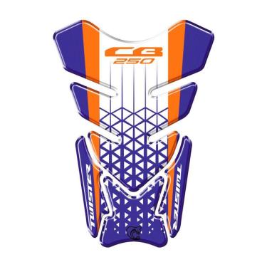 Imagem de Protetor De Tanque Adesivo Moto Honda Cb Twister 2022/2023 Cor Azul