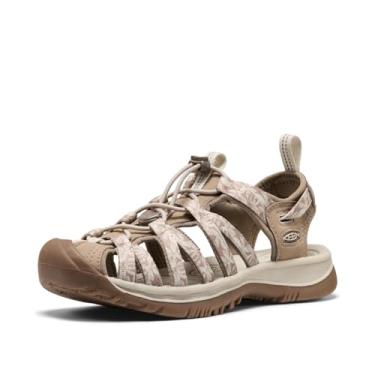 Imagem de KEEN Sandália feminina Whisper fechada durável confortável fácil de colocar aventura, Estampa malhada, 41