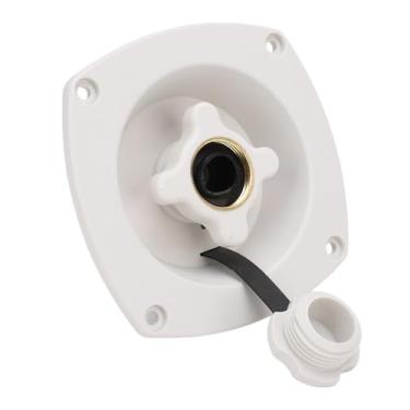 Imagem de Generic Flange de Enchimento de água para RV City, Prevenção de Refluxo, Entrada de Enchimento de água para RV City, Segurança Aprimorada, Serviço Pesado de Alta Resistência para Motorhome (Branco)