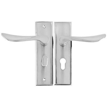 Imagem de Liga de alumínio interior segurança porta bloqueio baixo ruído durável ajustável único parafuso quarto sala de estar banheiro de madeira fechadura YYDFPIIA