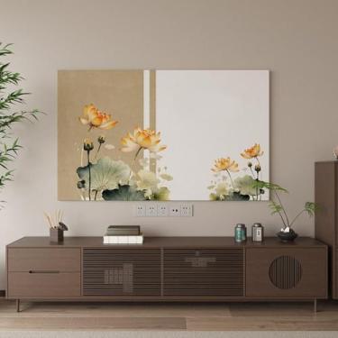 Imagem de Capa de TV elástica com tudo incluído, protetor de tela de TV colorido à prova de poeira, protetor de móveis domésticos e eletrodomésticos, para montagem na parede, sistemas de cinema em família