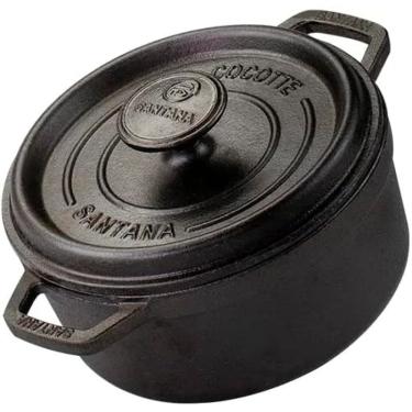 Imagem de Caçarola Cocotte Pequena 18 Cm Forno Holandês Ferro Fundido Santana