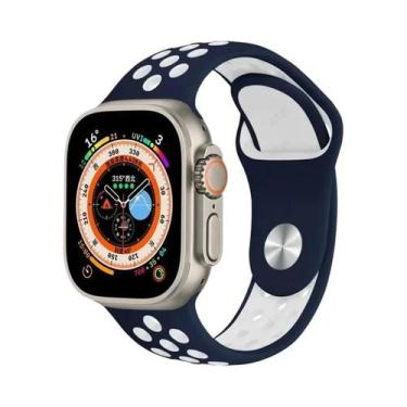 Imagem de Pulseiras De Silicone Esportivas De 42mm E 46mm Para Apple Watch Serie