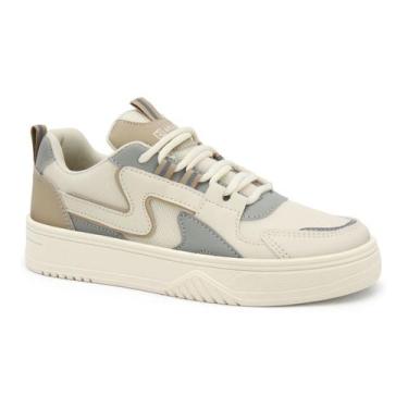 Imagem de Tênis Casual Ramarim Feminino, Creme, 36