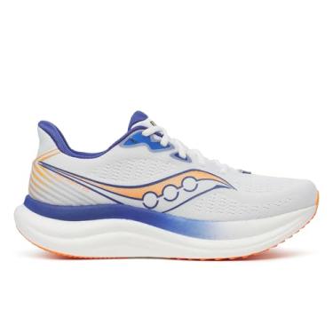 Imagem de Saucony Tênis masculino Triumph 23, Branco/Azurit, 46