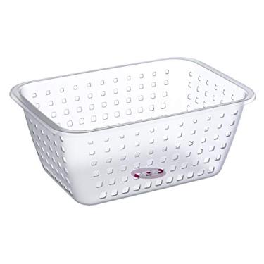Imagem de Ordene - Cesto Plástico Organizador Extra Grande de 14​​ Litros, Cor Cristal, Linha Log