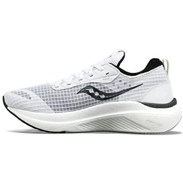 Imagem de Saucony Freedom Crossport Tênis de caminhada masculino, Branco/preto, 40