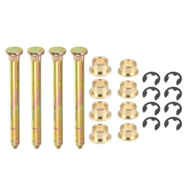 Imagem de uxcell 1 conjunto de kits de reparo de bucha e pino de dobradiça de porta para Ford F-100 F-150 F-250 F-350 1980-1983