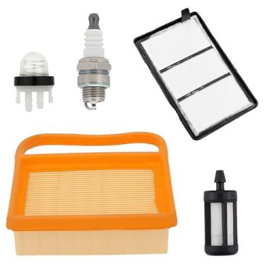 Imagem de Kit de pistão de cilindro 4238 020 1202 - TS410 TS420 Kit de reconstrução de cilindro para serra de corte de concreto Stihl TS410 TS420 TS 410 420, Nikasil 50 mm Big Bore TS420 Conjunto de cilindro e