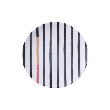 Imagem de Prato Sobremesa Tramontina Street Em Porcelana Decorada 21 Cm