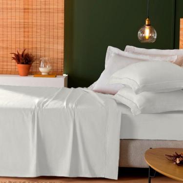 Imagem de Jogo De Cama 300 Fios Treccenti 100% Algodão Appel Névoa - King