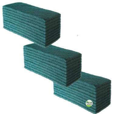 Imagem de Fibra Verde Limpeza para Uso Geral Multiuso - 30 Unidades - Star Clean