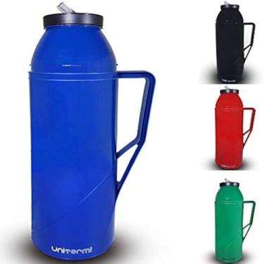 Imagem de Garrafa termica de aco inoxidavel para bebidas quentes, duravel e ecologica.