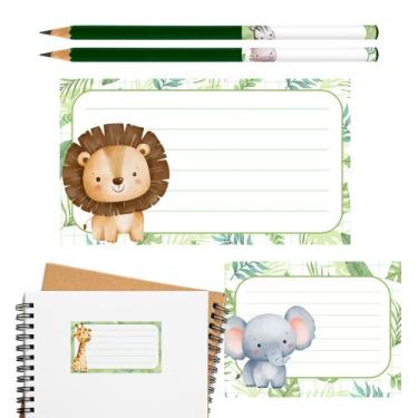 Imagem de Etiqueta Escolar Adesiva Personagens Volta as Aulas - Deliquadros, Saf