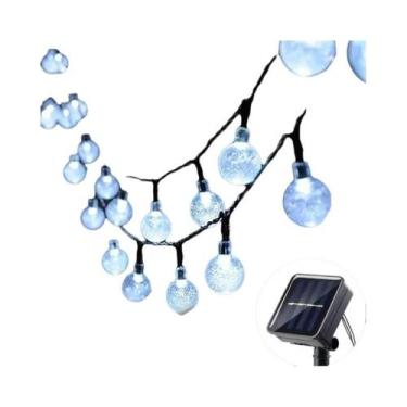 Imagem de Luzes De Cordão LED Solar Em Forma De Bolha Para Camping, Tenda, Quart