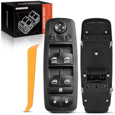 Imagem de A-Premium Interruptor de janela Master Power - Driver dianteiro - compatível com Chrysler 300, Chrysler 2015-2017 Chrysler 200 e 2011-2014 Dodge Charger e Ram 1500 2500 2500 - # 68139805AB, 56046823AE