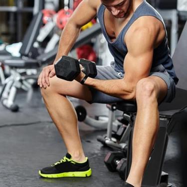 Imagem de Fabater Ferramenta Atlética Ajustável do Apoio do pé Descanso Joelho para Corredores, Extensor Fácil Joelho da Limpeza Deslizamento para Entusiastas da Aptidão (Preto)