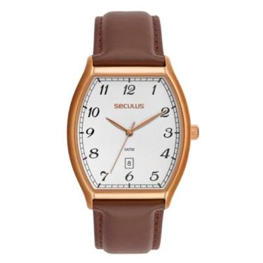 Imagem de Relógio Seculus 23746GPSVRC3 Retangular Rose-Masculino