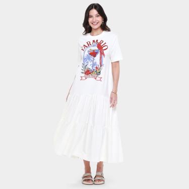 Imagem de Vestido Cropped Farm Marias Drink Pintado-Feminino