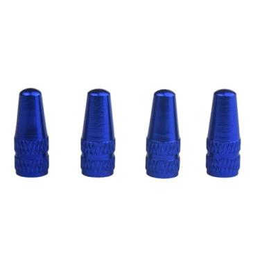 Imagem de Tampa de válvula de bicicleta, 4 peças de tampas de haste de válvula de pneu de bicicleta, tampas de pneu de ar de bicicleta, tampa de válvula multifuncional estilo francês, tampas de poeira de