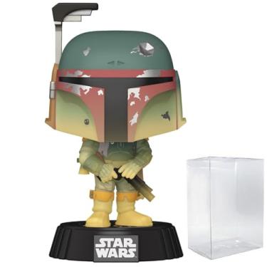 Imagem de POP Boneco de vinil Funko Star Wars: Caçador de Recompensas – Boba Fett (Glow in The Dark) (pacote com caixa protetora compatível), multicolorido, 9,5 cm
