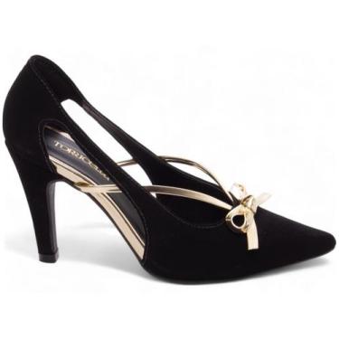 Imagem de Sapato Scarpin Salto Alto Bico Fino Premium Luxo Feminino EMILY ONLINE