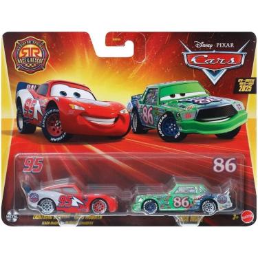 Imagem de Miniatura Carros McQueen E Chick Hicks 1:55 Mattel - DXV99