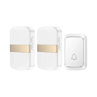 Imagem de Campainha Sem Fio Inteligente 300M Remota 60 Canções Sem Necessidade D